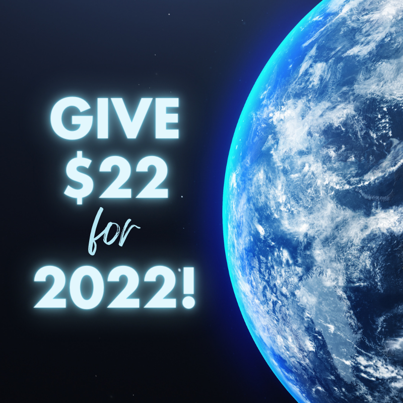 Give $22 for 2022