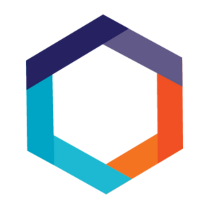 National Math Club logo (multicolored hexagon)